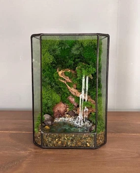 Мосариум "Лесной водопад", 18×12 см
