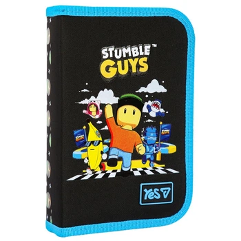 Пенал твердий Yes одинарний з двома клапанами HP-04 Stumble Guys (533747)