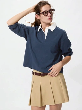 Поло жіноче UNIQLO 520582805 XL Синє (1159863272)