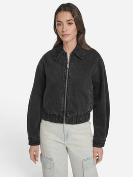 Джинсовая куртка женская Levi`s 575764083 XL Черная (1160561179)