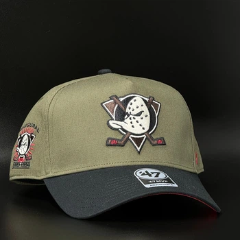 Хакі кепка 47 Brand NHL Anaheim Ducks HVIN-MDTTC25GWP-SW93