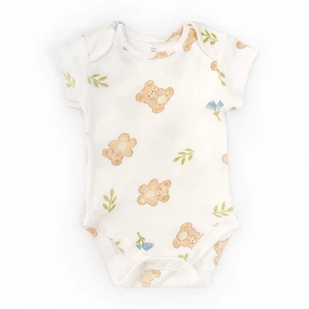 Боді-човник з коротким рукавом та принтом для малюка Dexter`s 68 Молочний (904404-68-sm)