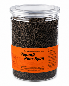 Чай черный Genius Черный Ронг Куан (Дракон) в банке 80 г