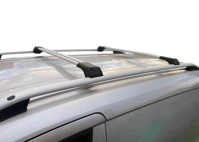 Перемычки на рейлинги без ключа Flybar (2 шт) Серый для Volkswagen T4 Caravelle/Multivan