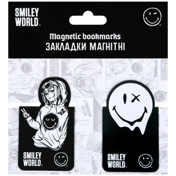 Закладка-магніт Smiley World YES 708873 2 шт Різнокольоровий shop (5056574476012)