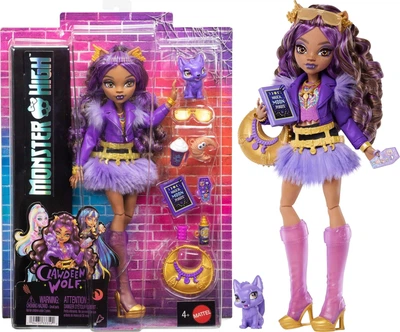Кукла Монстер Хай Клодин Вульф Монстро-классика Новая ночь Monster High Clawdeen Wolf Fabulous Fashion Doll