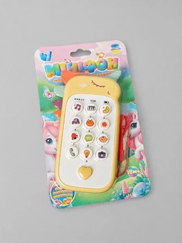 Интерактивный развивающий детский музыкальный телефон WToys с озвучиванием на украинском языке Единорог