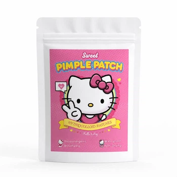 Патчі від прищів Hello Kitty Sweet Pimple Patch (водостійкі, з олією чайного дерева), 25 шт