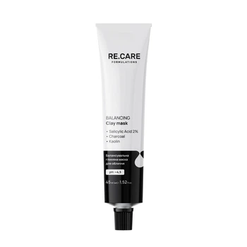 Балансировочная глиняная маска для лица Re.Care Balancing Clay Mask, 45 мл (4823109412033)