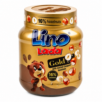 Шоколадно-ореховая паста Lino Lada Gold с фундуком 350 г