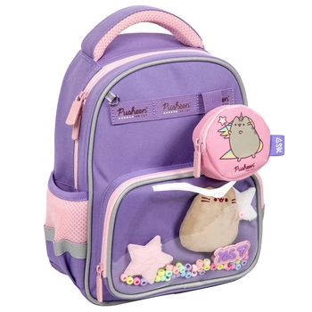 Рюкзак детский Yes Pusheen Summer 32x24x12 см 9.2 л фиолетовый (550458)