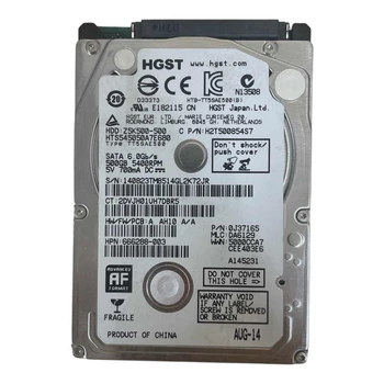 Жесткий диск 500 ГБ HGST (для ноутбука, 2,5", 5400 об/мин, 8 МБ, SATA II, HTS545050A7E680/0J37165) Б/У