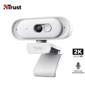 Веб-камера TRUST 26180 Tomar 2K QHD Webcam White