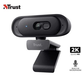 Веб-камера Trust 26141 Tomar 2K QHD Webcam Black