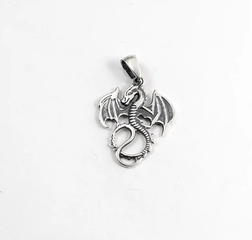 Підвіска дракон Maxi Silver 9560 3 см Сріблястий (89560)