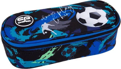 Пенал на молнии СoolPack Campus Football Navy с органайзером для ручек 23x9x5 см (F062967)