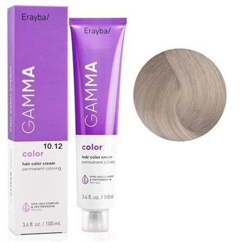 Крем-фарба для волосся Erayba Gamma Hair Color Cream 10/12 (Супер світлий попелястий блонд) 100 мл