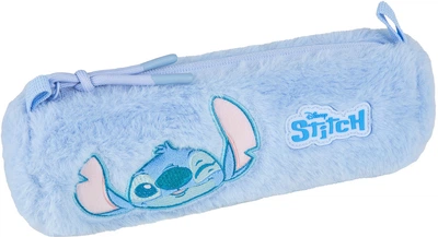 Пенал меховой СoolPack Stitch 21х7х6 см Голубой (F061003)