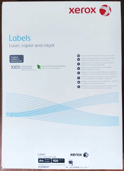 Наклейка Xerox Mono Laser 18UP (закруглені кути) 63,5x46,6mm 100арк. (003R96297)