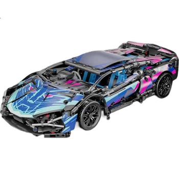 Конструктор электронный Gaozhile Киберпанк гоночный автомобиль Lamborghini