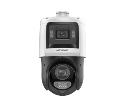 IP-відеокамера Hikvision DS-2SE4C425MWG-E/14(F0) 4Мп+4Мп PoE 25x мікрофон+динамік (2.8+4.8-120 мм), White