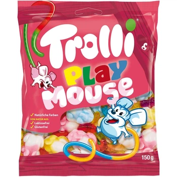 Желейні цукерки Trolli Playmouse 150 г (4000512463733)