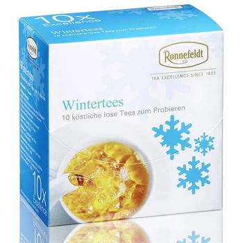 Зимовий чай Роннефельдт Дегустаційний Набір • Probierbox Winter 10×3,9 g
