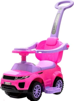 Jeździk Baby Mix samochod 3w1 Różowy 90612 (5902216906129)