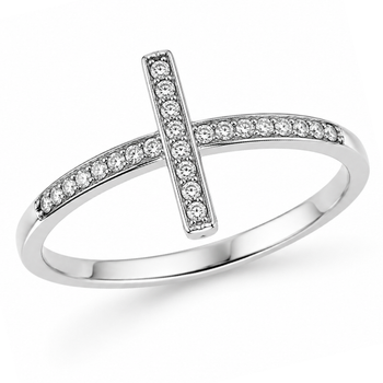Кольцо серебряное дорожка с фианитами Silver Style 17 р. (11311.12 sku:2300103725892)