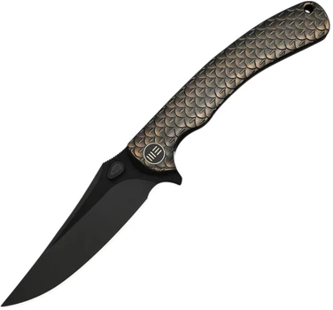 Нож складной туристический Weknife Dracarys 9.1 см Böhler M390 / 6AL4V Бронзово-черный (WE25061B-4)
