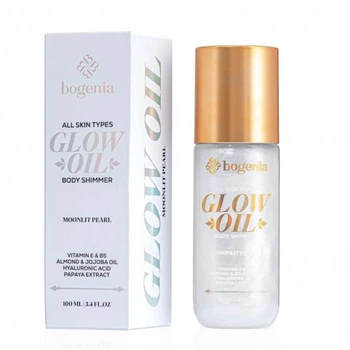 Масло-шиммер для тела Bogenia Glow Oil Body Shimmer 100 мл BG462 № 01 Moonlit Pearl