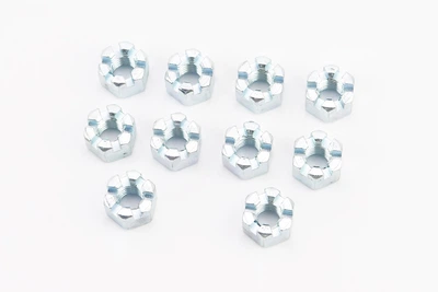 Гайка корончатая M10x1,5 DIN 935, класс 8, набор 10 шт, Україна