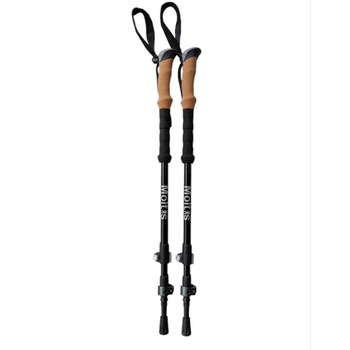 Телескопические трекинговые палки Moltis Relax 293 Flip-lock LUX с регулируемой длиной и расширенными функциями