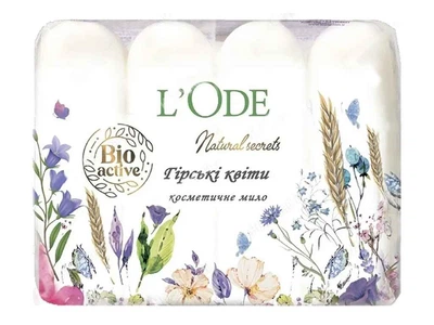 Мило L'ODE 4шт 60г туалетне Гірські квіти