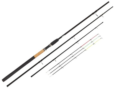 Фідерне вудлище Salmo Sniper FEEDER 3.30 м углеволокно середньо-швидкий з чохлом та 3 вершинами