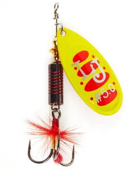 Блесна оберталка Lucky John Bonnie Blade 5 13,4 г латунь цвет 010