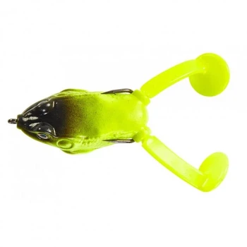 Приманка-жаба Lucky John Freddy Frog 3D 21 г силикон цвет 010 6 шт