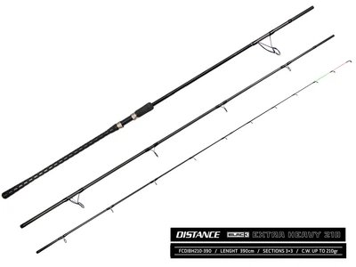 Фідерне вудилище Feeder Concept Distance BLACK EXTRA HEAVY 3.90 м углеволокно HMC 356 г