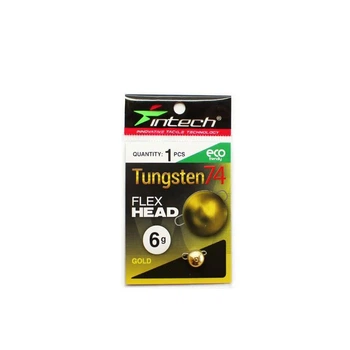 Разборный груз Intech Tungsten 74 Gold 7.0g вольфрамовая джиг-головка 1 шт