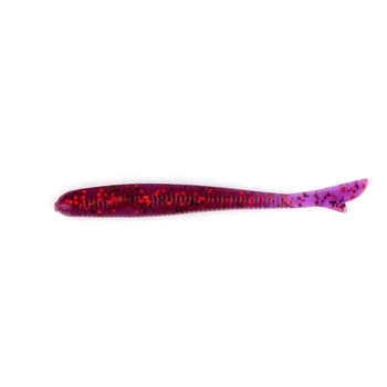 Слаг Bait Breath Fish Tail 3,3" Ur29 Chameleon/Red-seed силіконовий 7 шт (набір 7 шт)