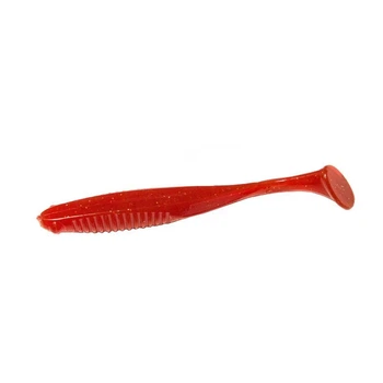 Виброхвост E.T.Shad 2,8" 469 Red / Tiny Gold силиконовый 8 шт