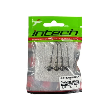 Джиг-головка Intech Owner Jig 28 3/0 3,0 г сталь 4 шт