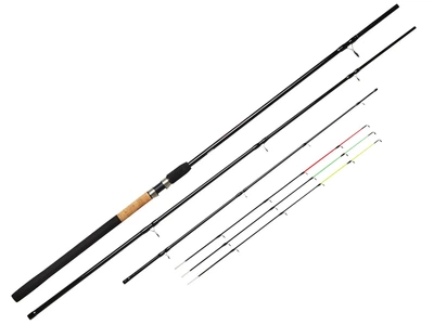Фідерне вудлище Salmo Sniper FEEDER 090 3.60 м графіт середньо-швидкий з чохлом та 3 вершинами