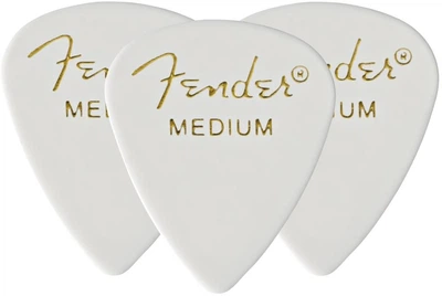 Набір медіаторів Fender 351 White Pick Gross Medium (3 picks)