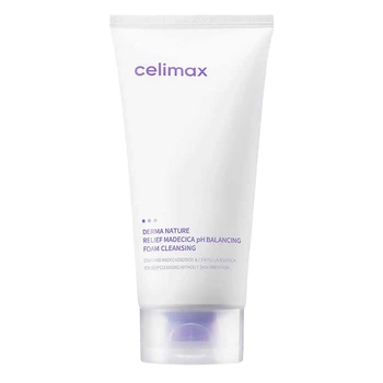 Пінка слабокислотна для вмивання Derma Nature Relief Madecica pH Balancing Foam Cleansing Celimax 150 мл 8809975194439