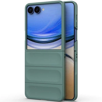 Силиконовый (TPU) чехол Deexe Terra Case для Samsung Galaxy Flip 8 - Green