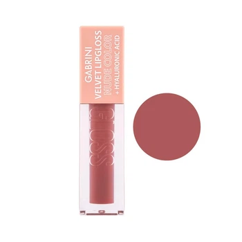 Нюдовая матовая помада для губ GABRINI 01 Pinkish Nude, 6 мл (Liv594101)
