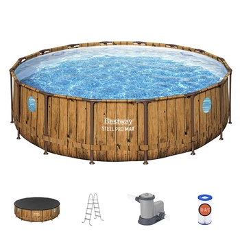 Басейн каркасний Bestway Power Steel Swim Vista Series 488-122 см, 19480 л