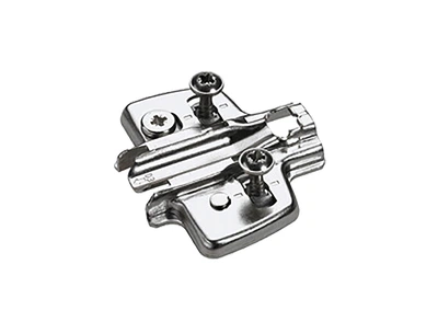 Крестообразная монтажная планка Hettich System 8099 для Sensys/Intermat, LR 37мм h=1.5мм под запрессовку с эксцентриком
