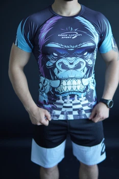 Мужской компрессионный расшгард (Jiu-Jitsu / MMA, Graphic Series) 3 Xl